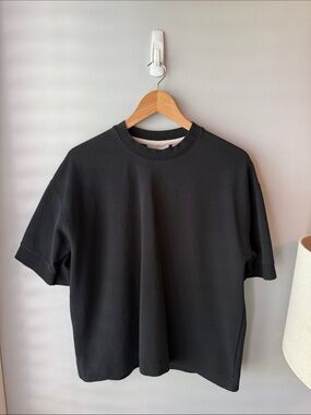 Amongst Others Heavyweight Drop Shoulder Black Short Sleeve T-Shirt